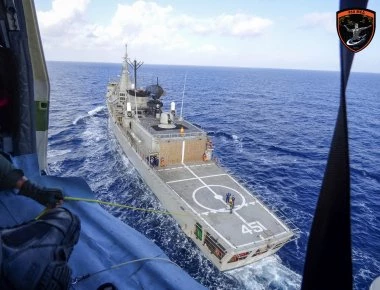 Άσκηση έρευνας και διάσωσης στην κυπριακή ΑΟΖ με τη συμμετοχή ελικοπτέρων και φρεγατών